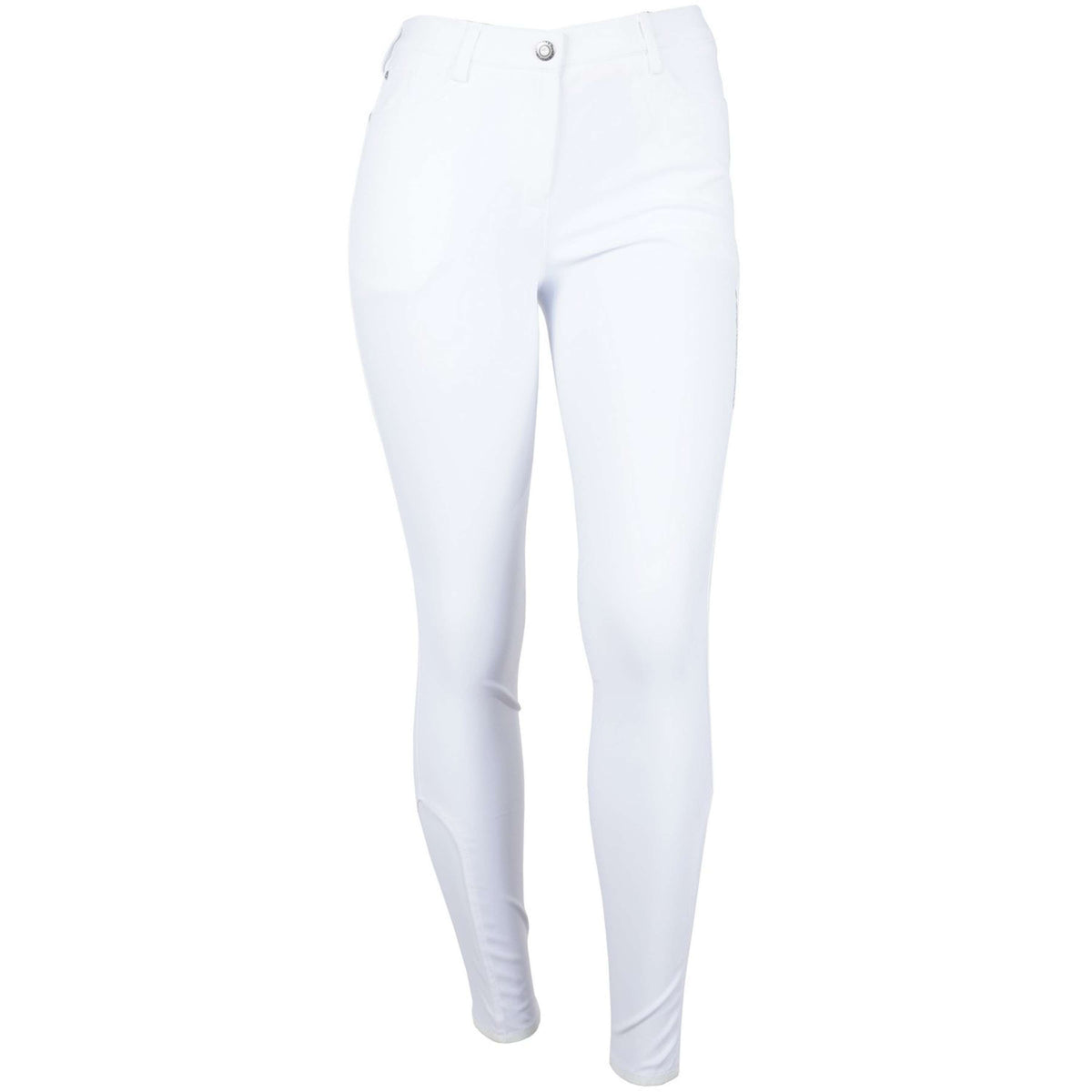 Schockemöhle Pantalon d'Équitation Equinox Chayenne Full Grip Blanc