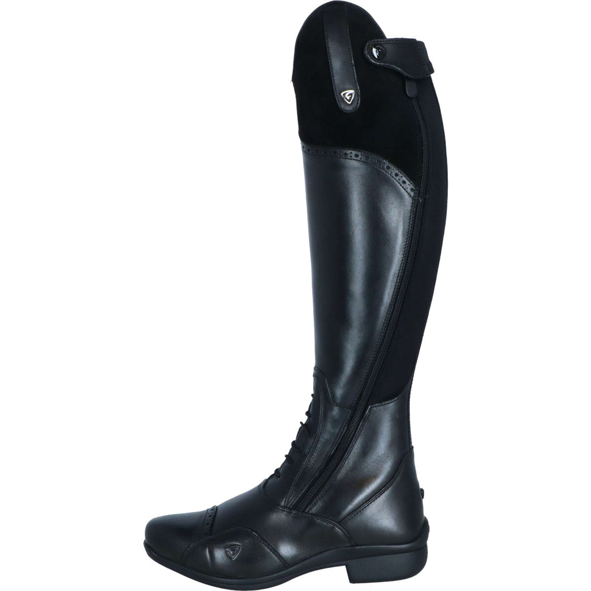 Tonics Riding Boots Jupiter Style Velvet Noir/Velvet