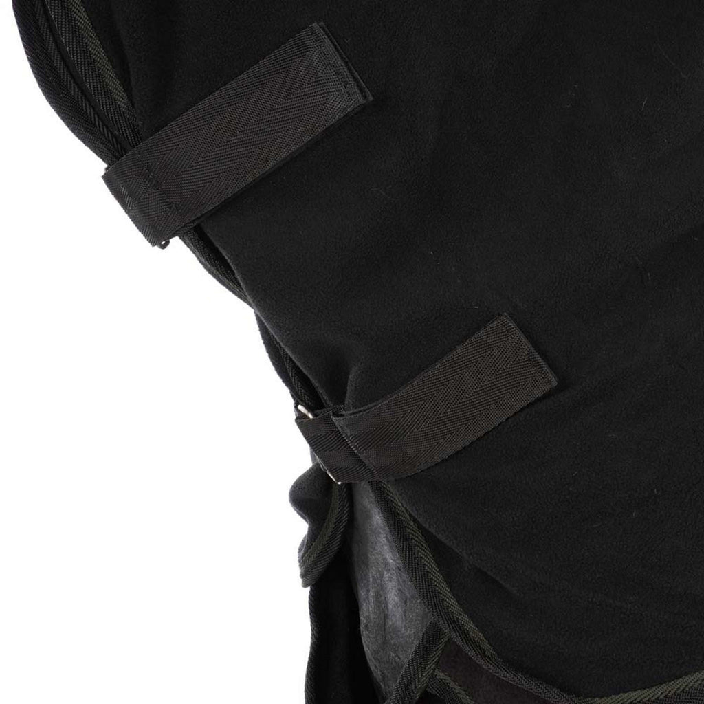 Harry's Horse Couverture Polaire avec Col Enroulable Noir