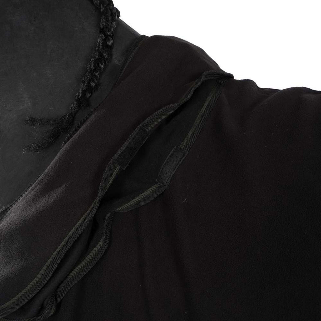 Harry's Horse Couverture Polaire avec Col Enroulable Noir