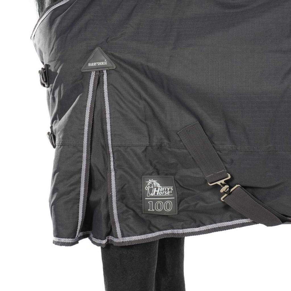 Harry's Horse Couverture d'Extérieur Thor 100g Ébène