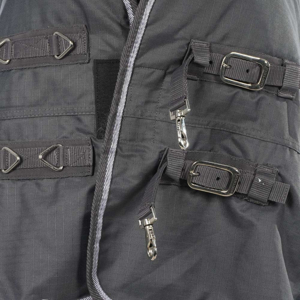 Harry's Horse Couverture d'Extérieur Thor 200g avec Couvre-cou Ébène