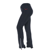 Catago Pantalaon d'Équitation Jodhpur Solrun Softshell Silicone Fond de Peau Noir