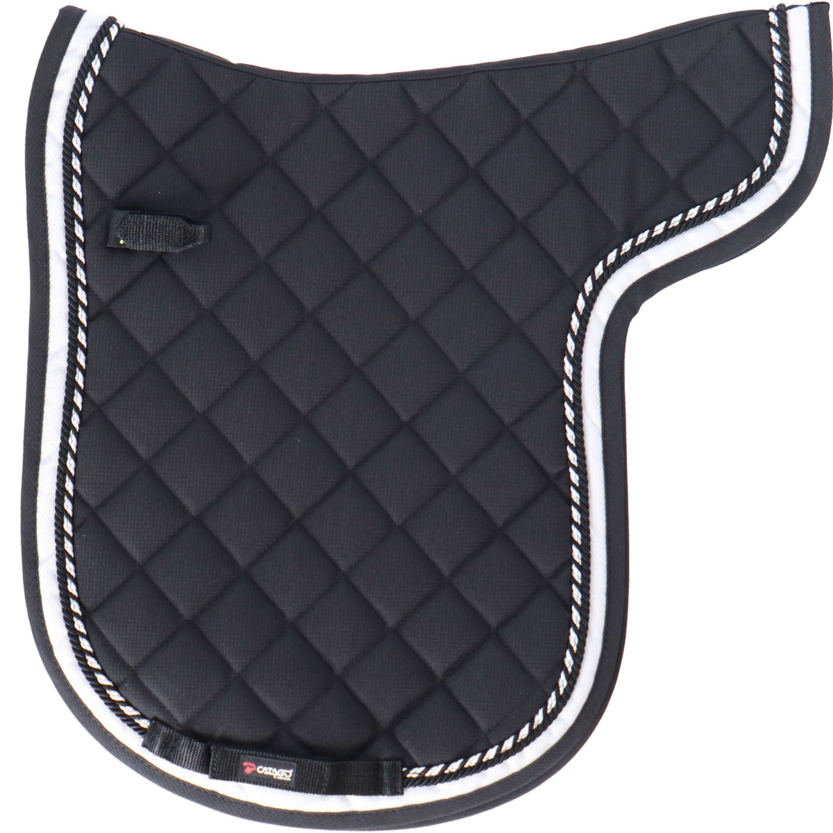 Catago Tapis de Selle Diamond Islandais Noir