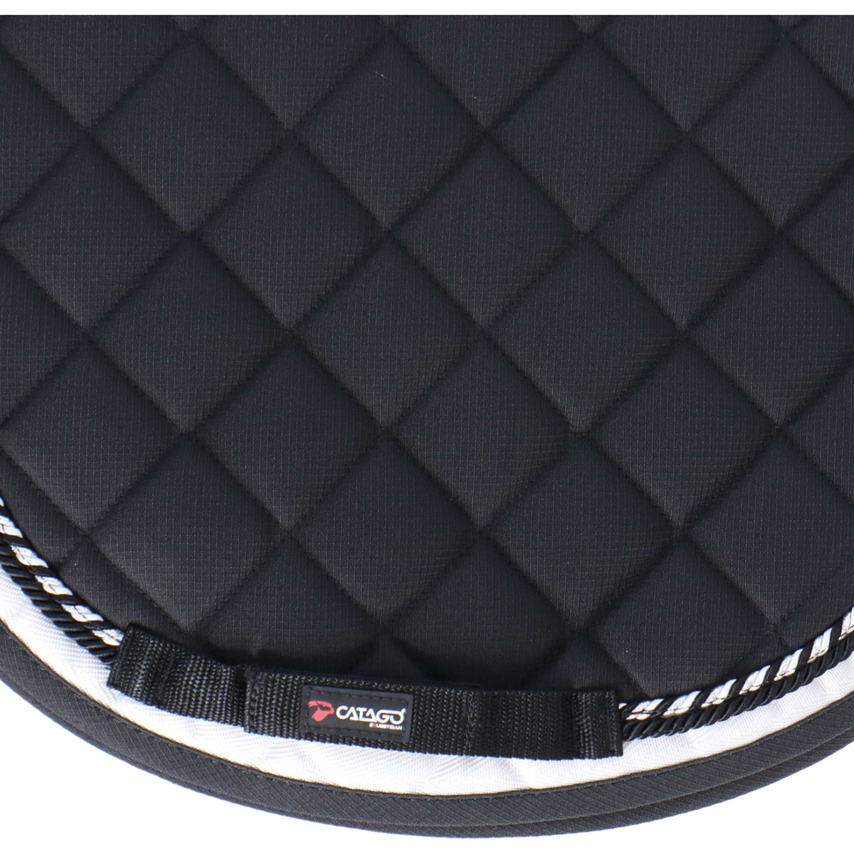 Catago Tapis de Selle Diamond Islandais Noir