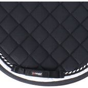 Catago Tapis de Selle Diamond Islandais Noir