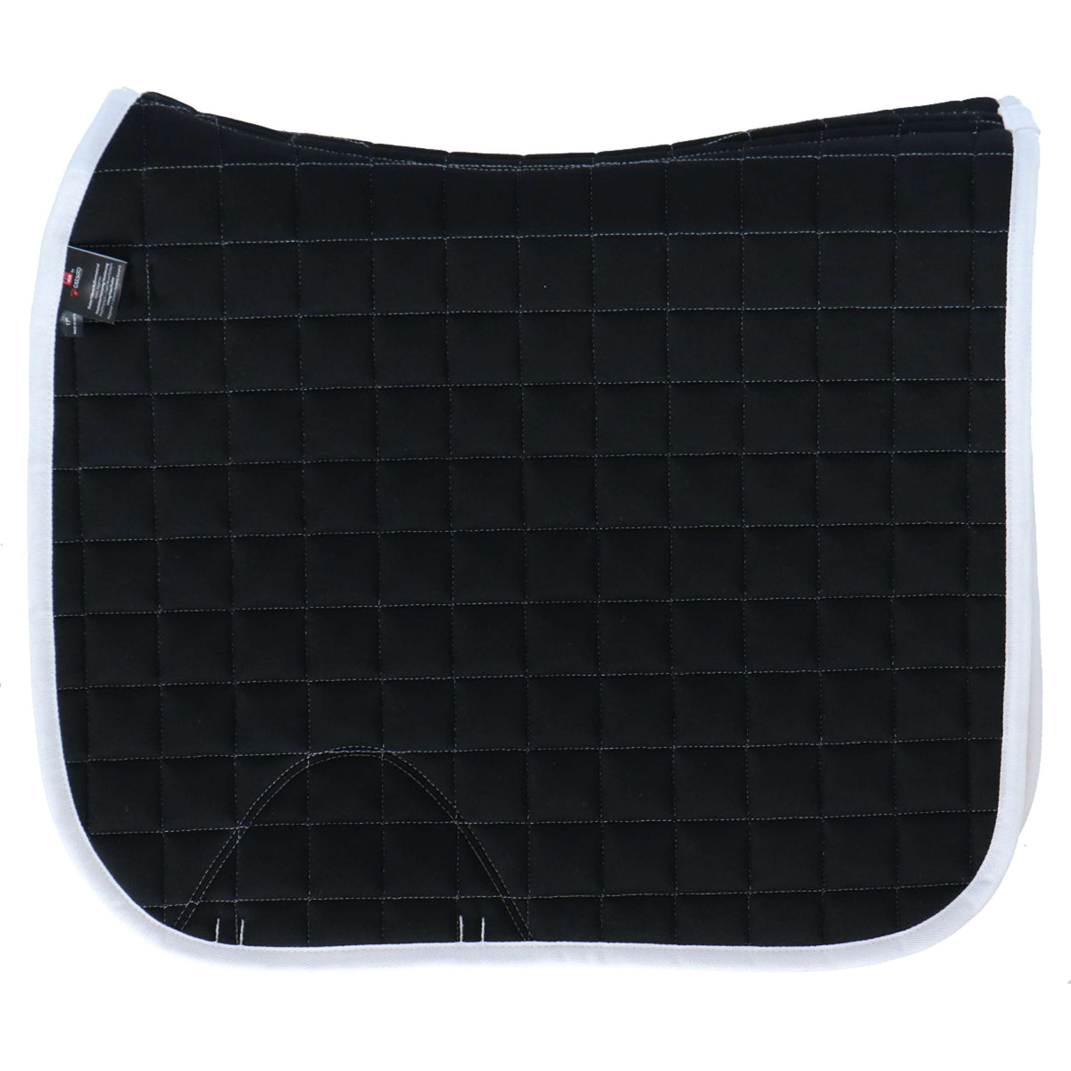 Catago Tapis de Selle FIR-Tech Dressage Noir/Blanc