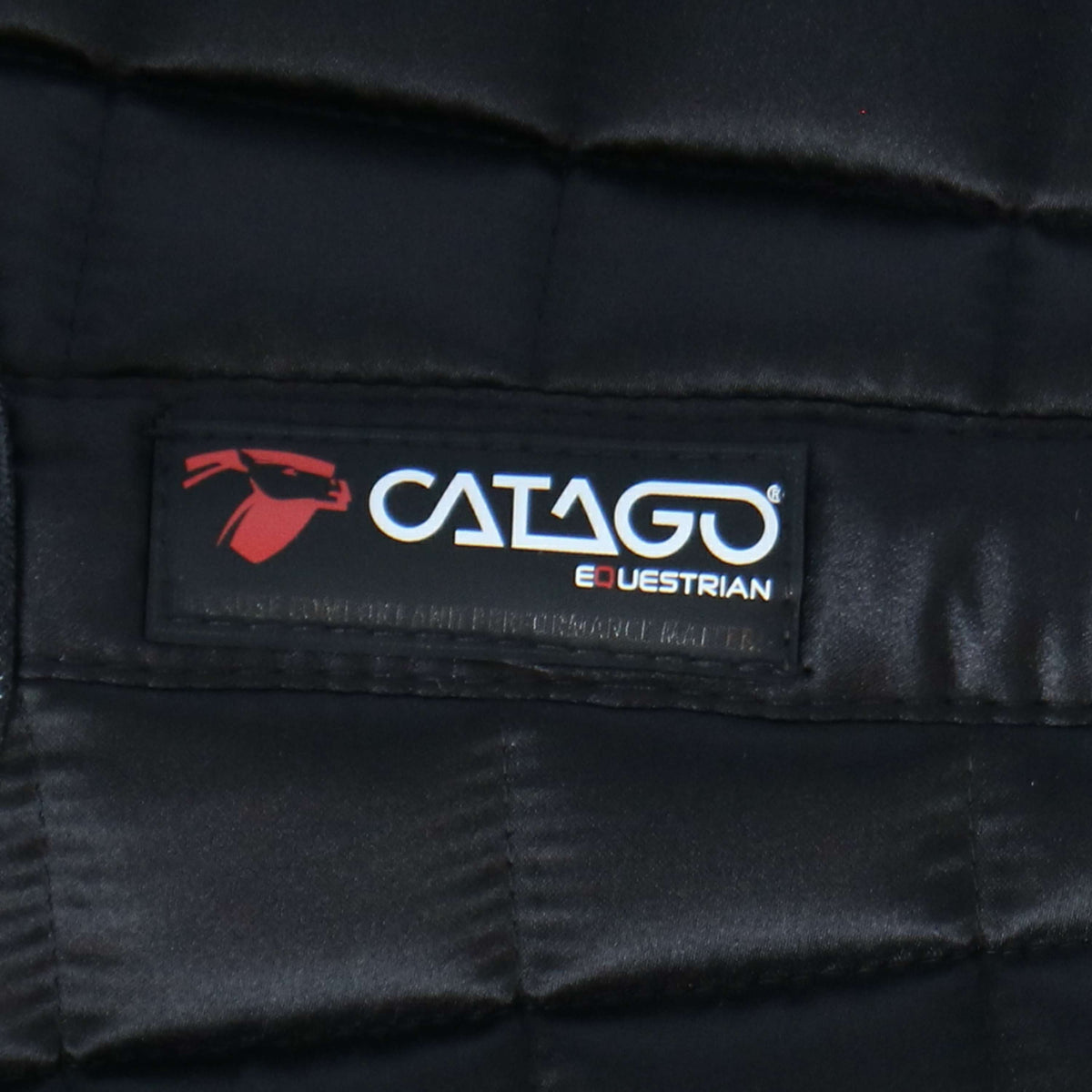 Catago Tapis de Selle FIR-Tech Elegant Dressage Noir