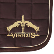 Veredus Tapis de Selle Microfiber de Saut Marron