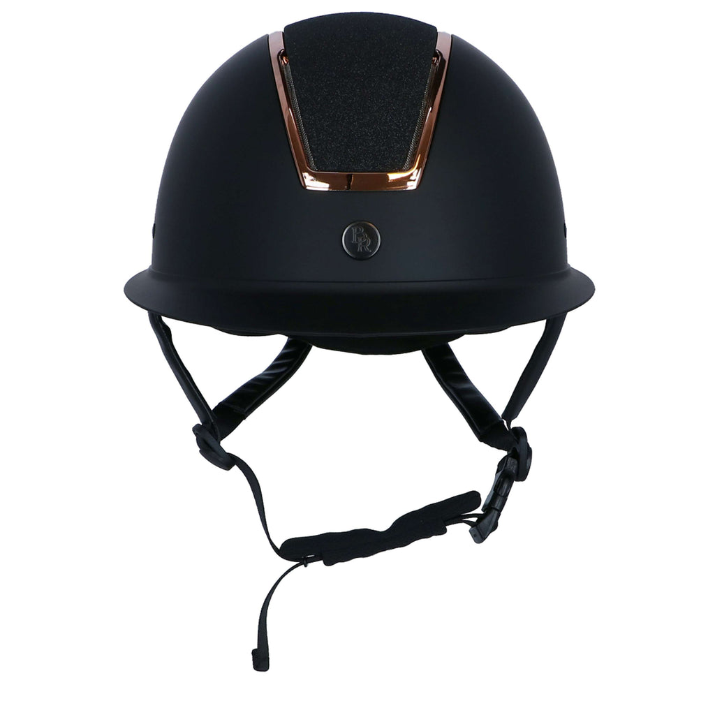 BR Bombe d’Équitation Omega Painted Glitter noir/Rose