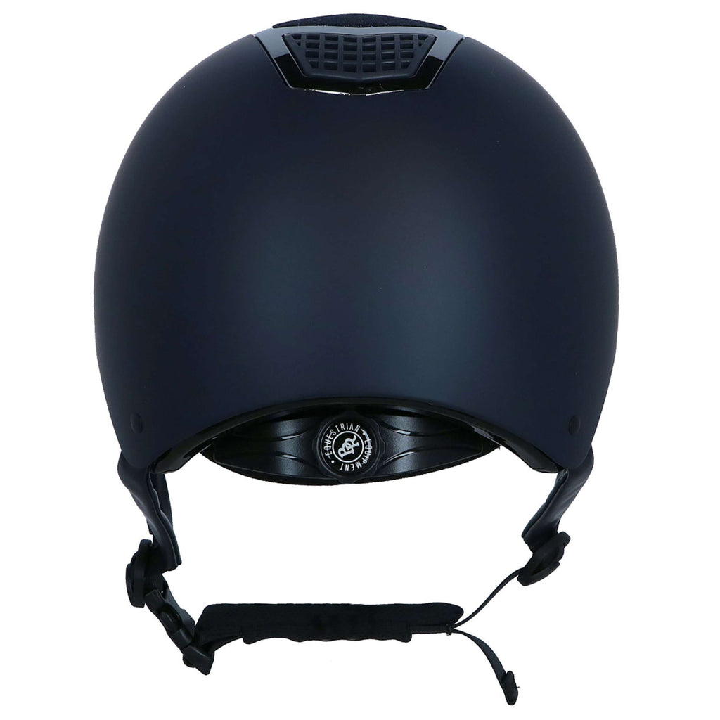 BR Bombe d’Équitation Lambda Glitter Navy/Gunmetal
