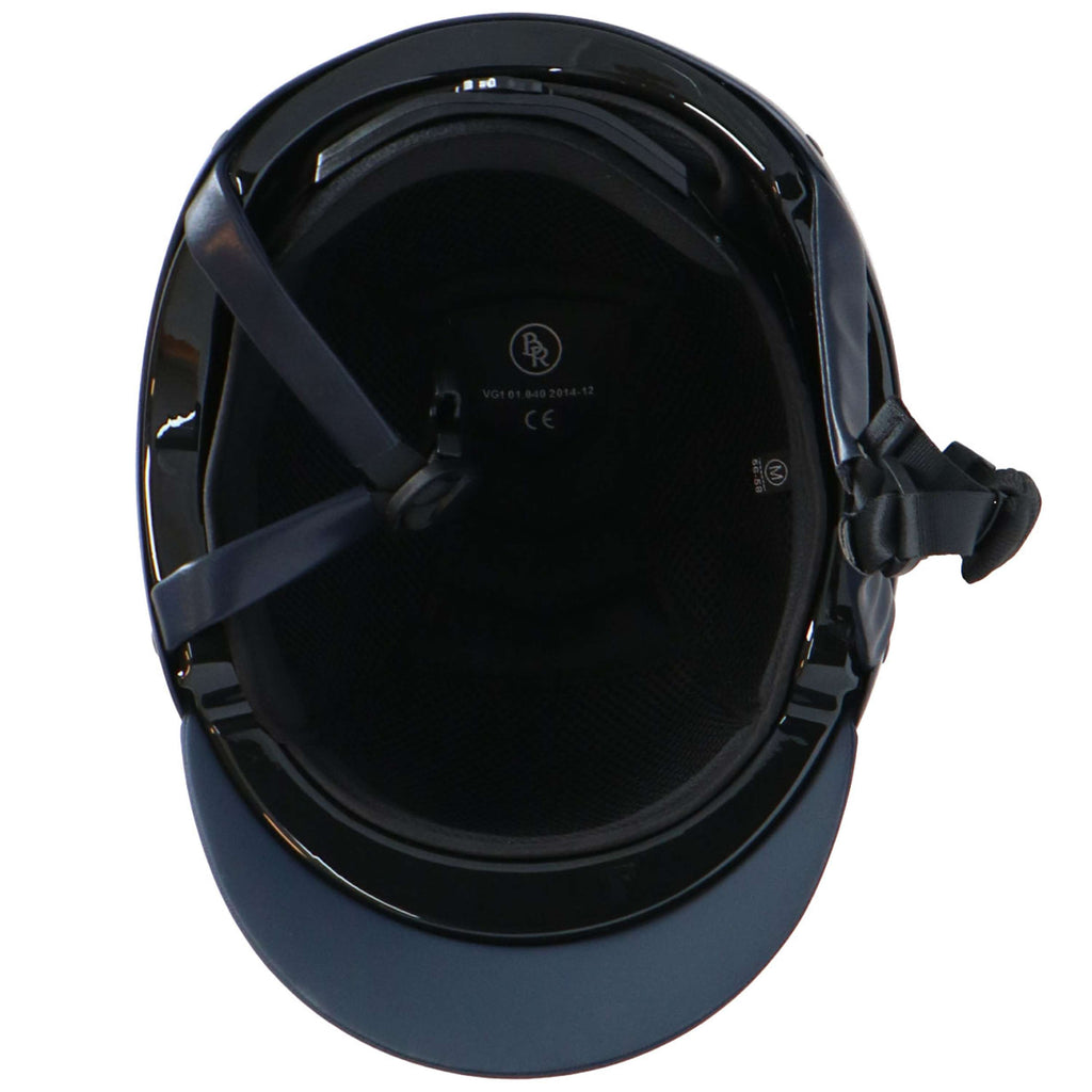 BR Bombe d’Équitation Lambda Glitter Navy/Gunmetal
