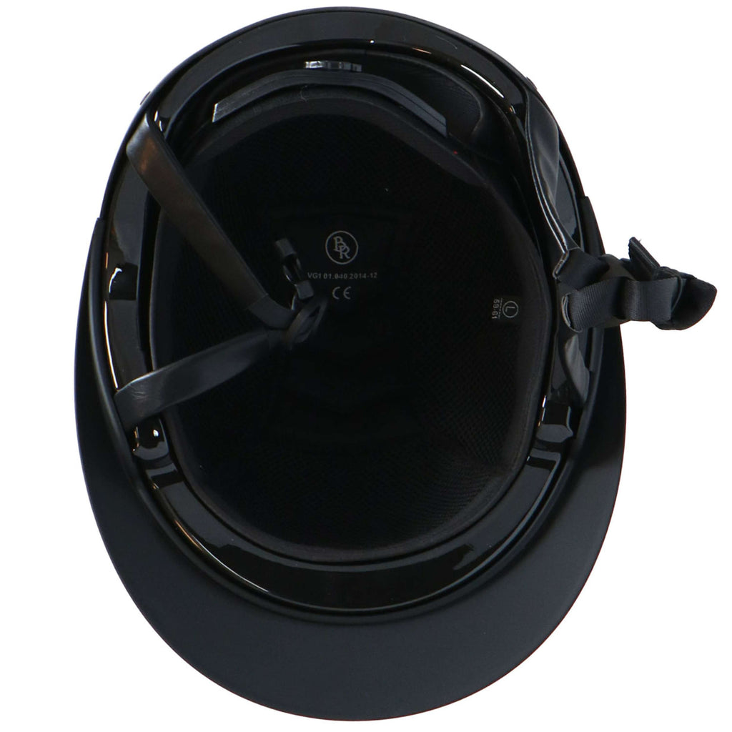 BR Bombe d’Équitation Lambda Plus Glitter Noir/Métal