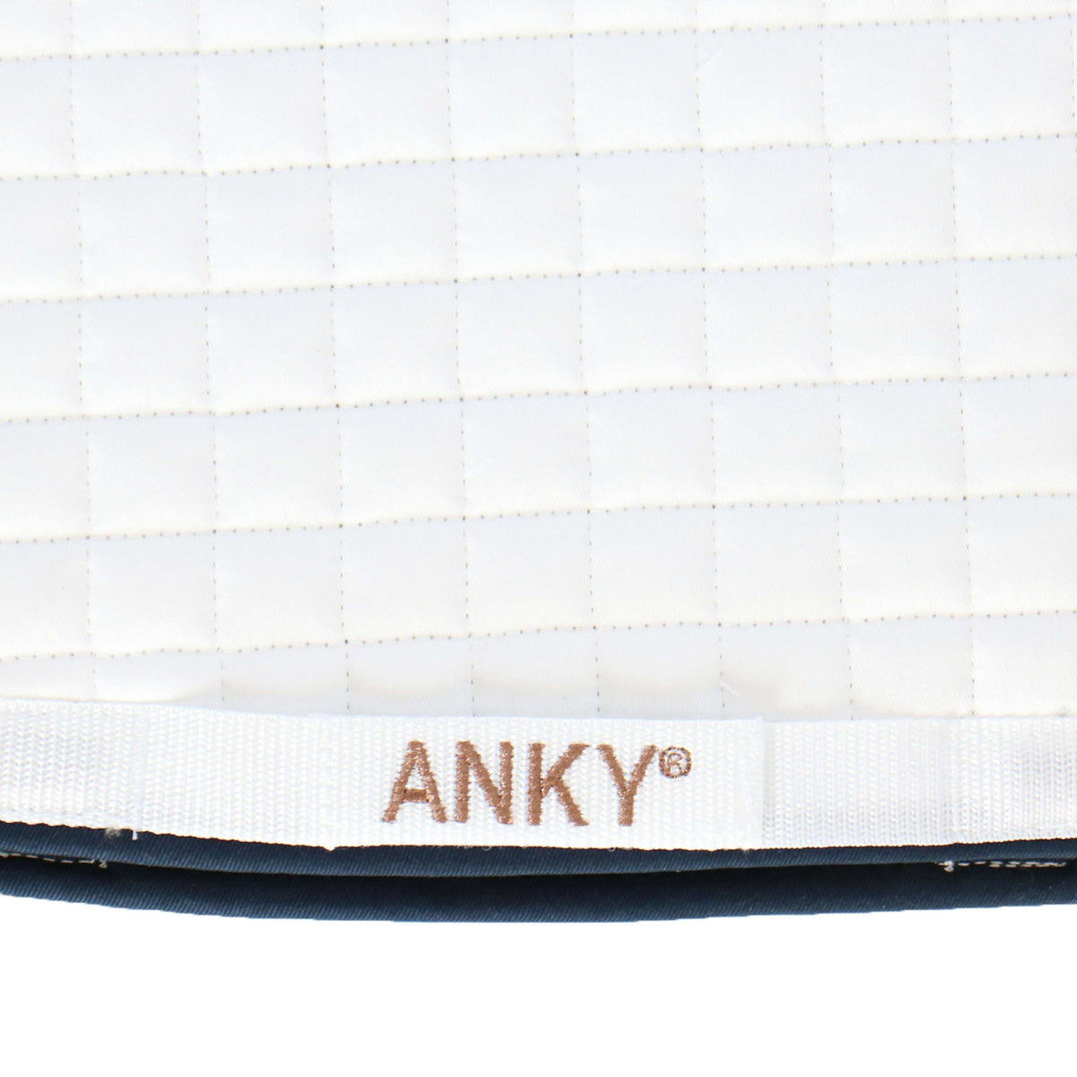 ANKY Tapis de Selle Cotton Twill Dressage Blanc