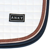 ANKY Tapis de Selle Cotton Twill Dressage Blanc