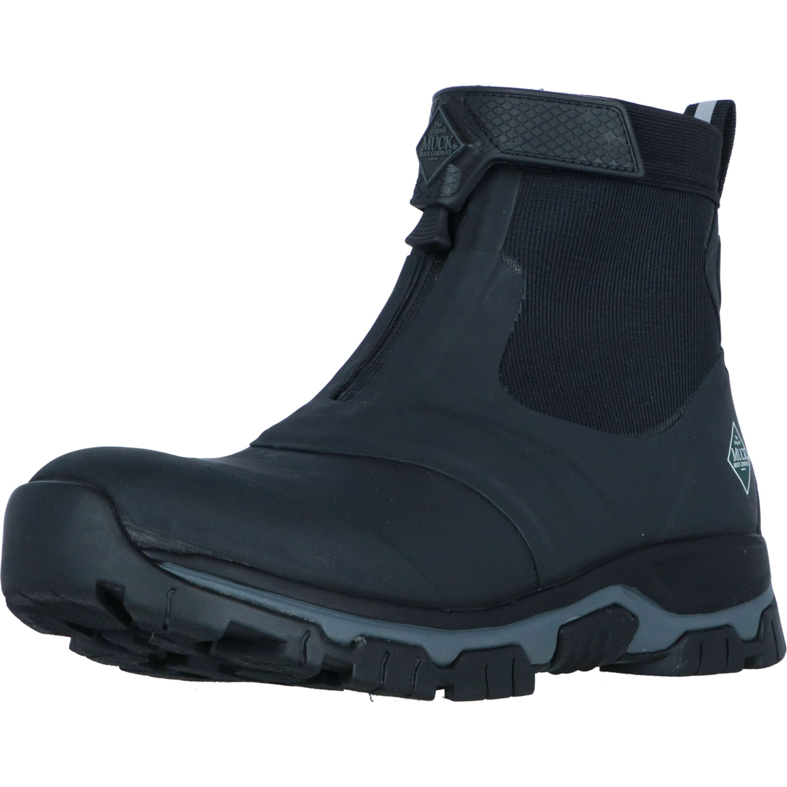 Muck Boot Chaussures d'Écurie Apex Zip Ankle Hommes Noir/Gris