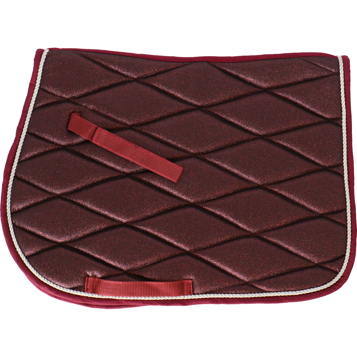 HB Ruitersport Tapis de Selle Sparkling Glitter Shetland Bordeaux