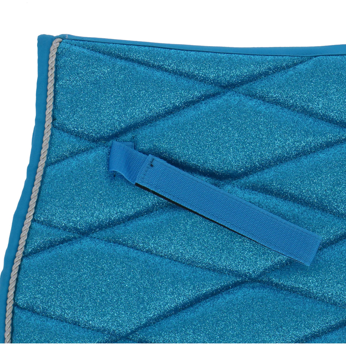 HB Tapis de Selle Sparkling Glitter Shetland Sea Blue