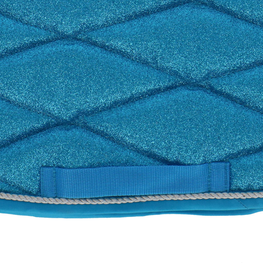 HB Tapis de Selle Sparkling Glitter Shetland Sea Blue