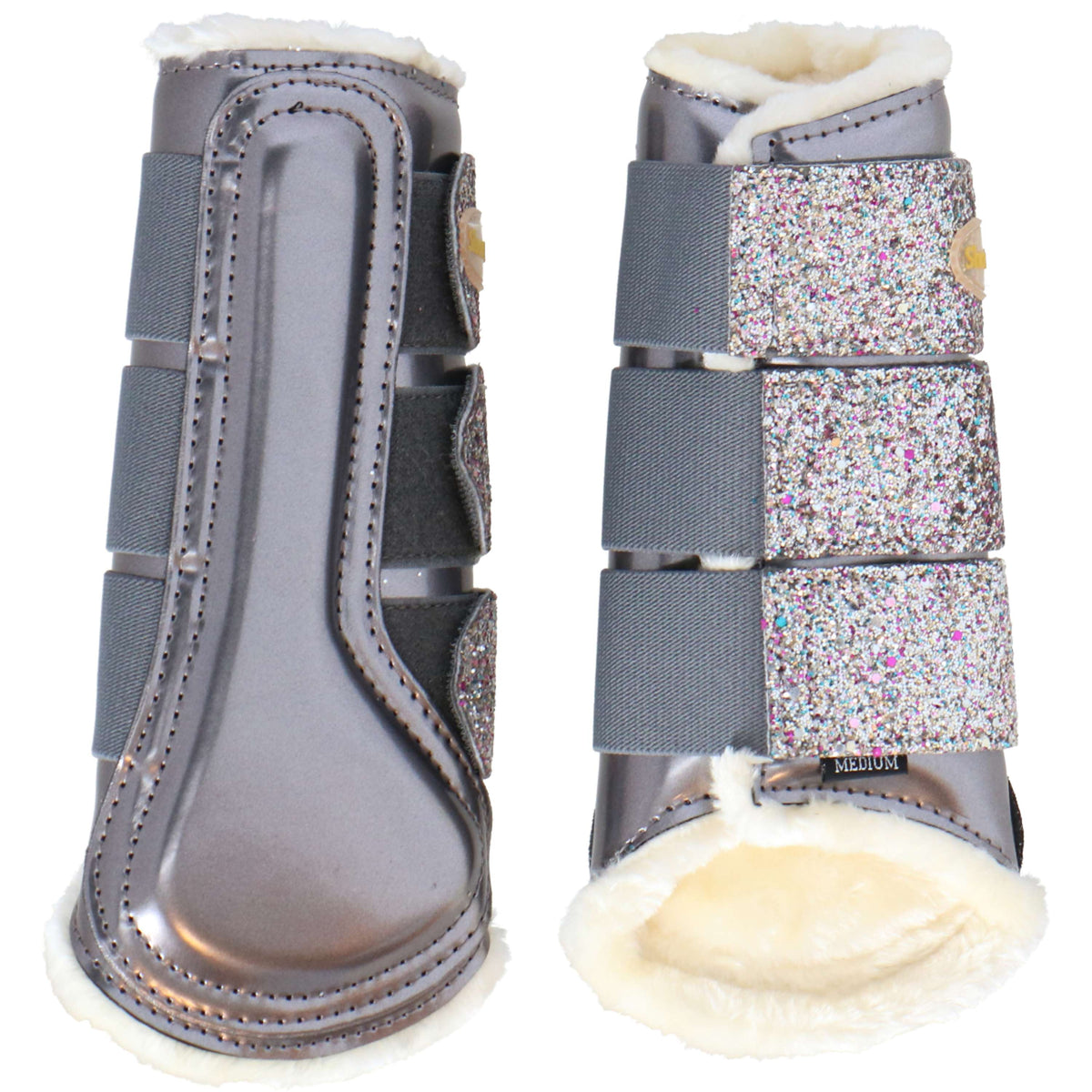 HB Guêtres Gold Rush Glitter Gris