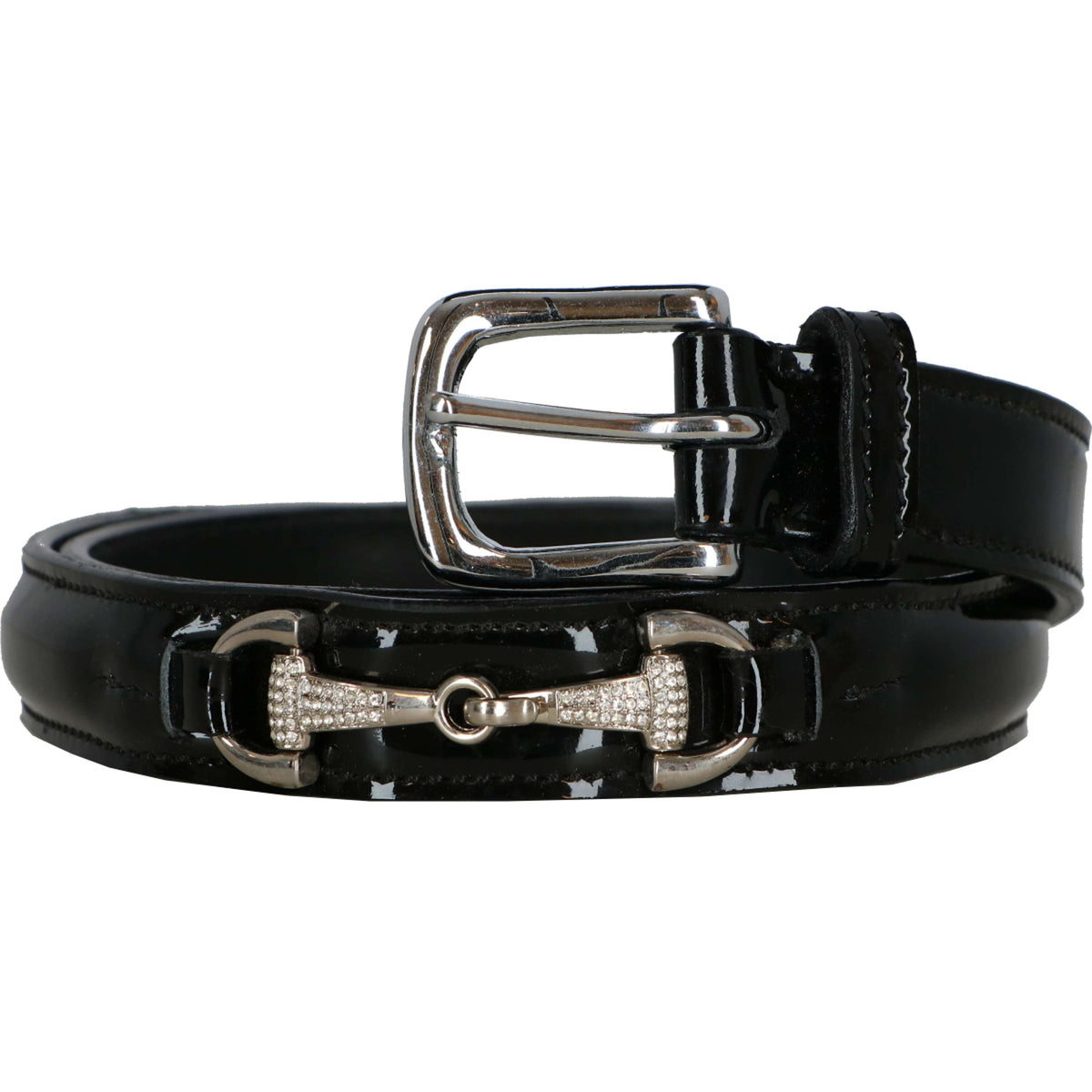 HB Showtime Ceinture Swarovski Horse Bit Noir