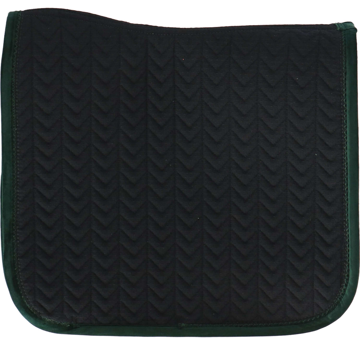 Kentucky Tapis de Selle velours Pearls Dressage Pine Green