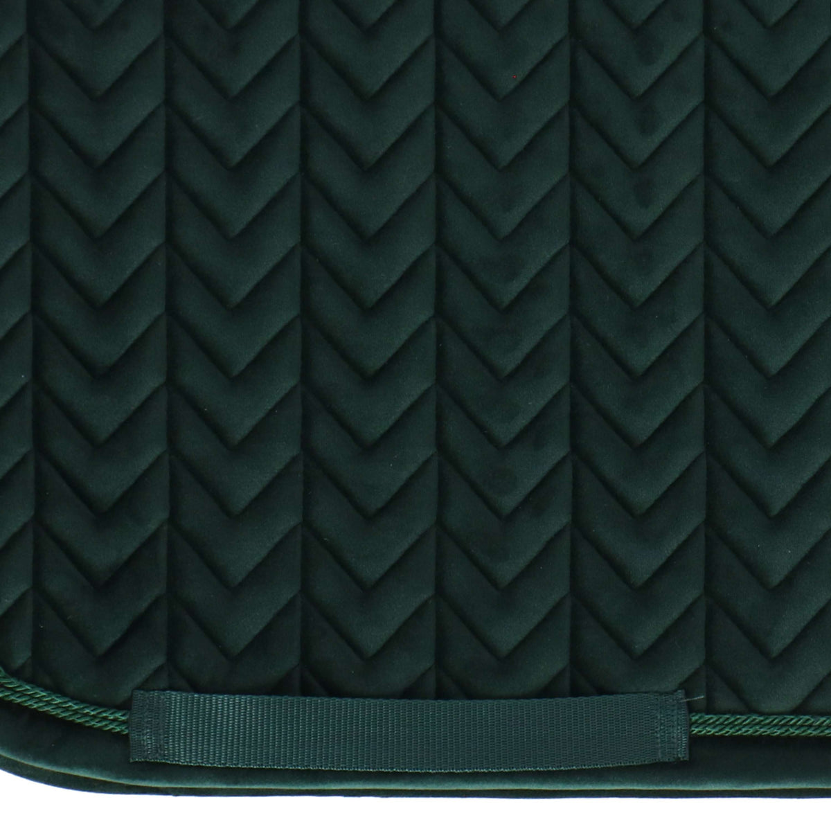 Kentucky Tapis de Selle velours Pearls Dressage Pine Green