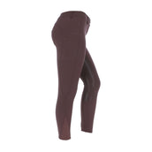 HKM Pantalon d'Équitation Lea Silicon Full Grip Marron foncé