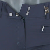 HKM Pantalon d'Équitation Lea Silicon Full Grip Bleu Foncé