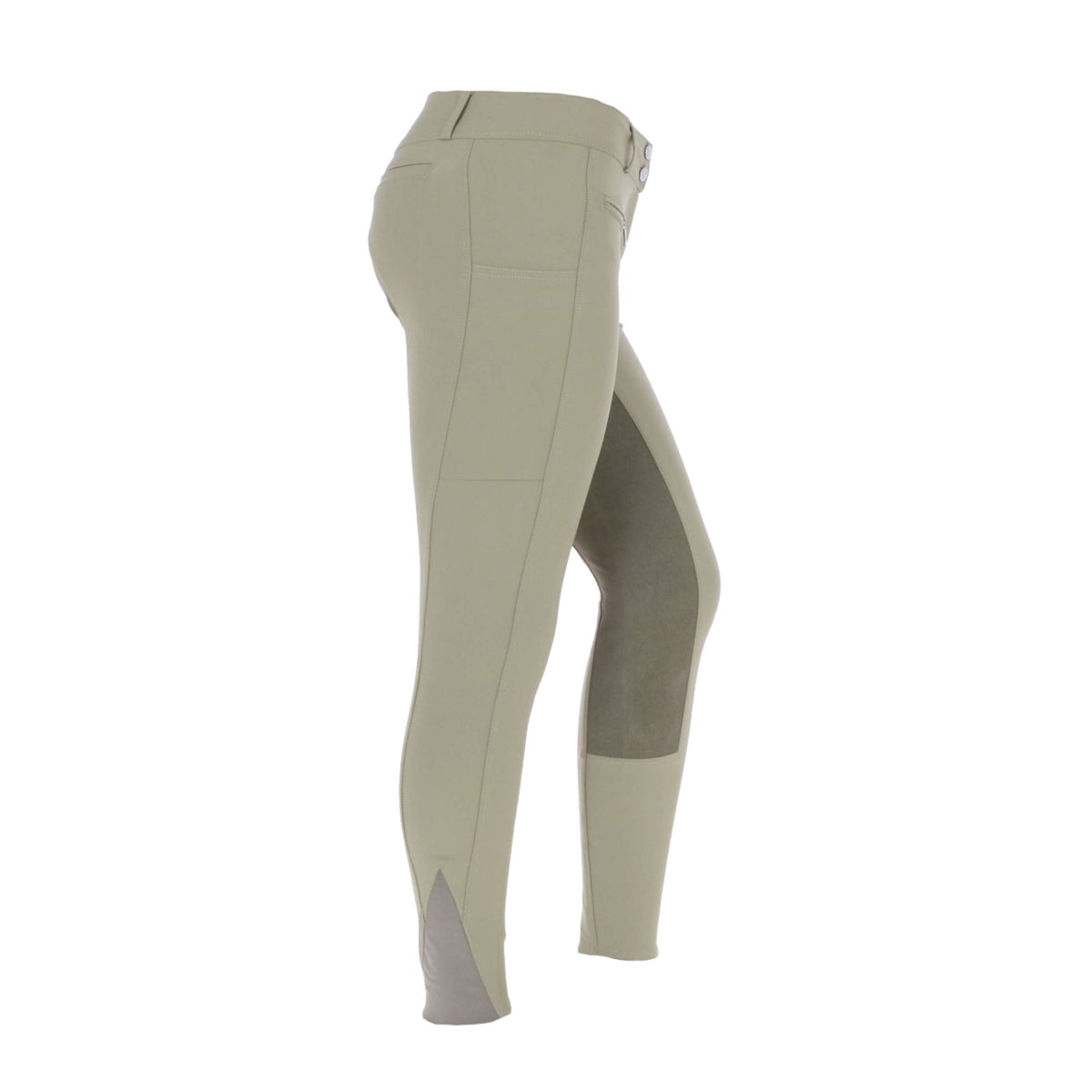 HKM Pantalon d'Équitation Liv High Waist Alos Full Grip Olive