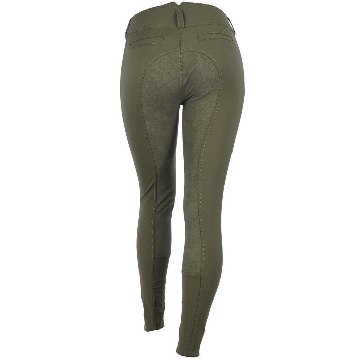 HKM Pantalon d'Équitation Liv High Waist Alos Full Grip Vert Foncé