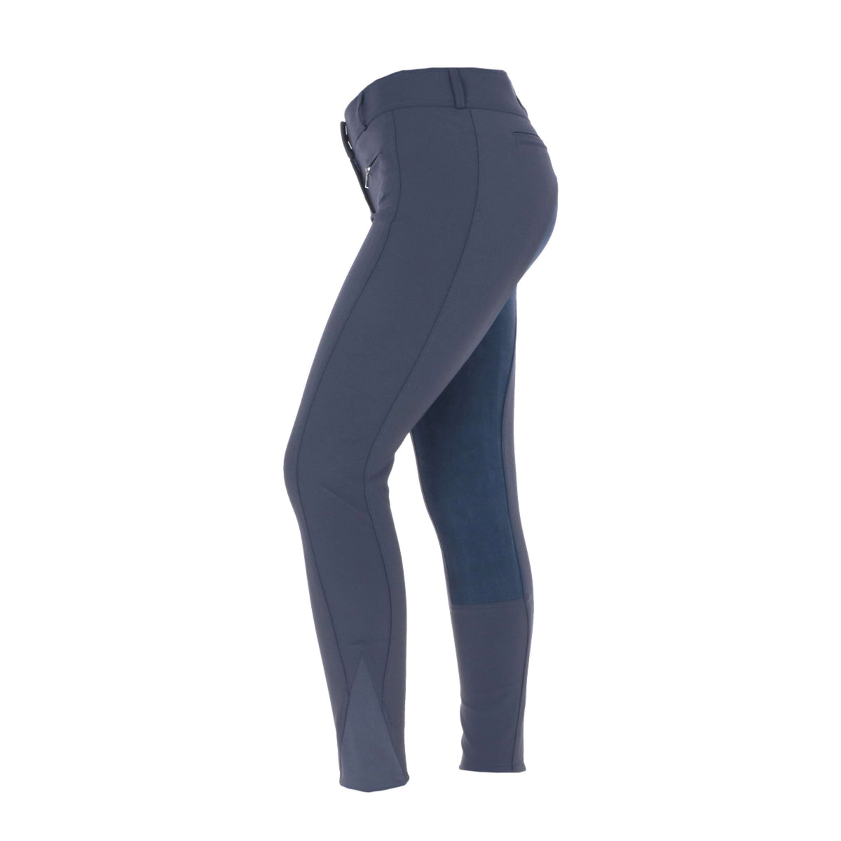 HKM Pantalon d'Équitation Liv High Waist Alos Full Grip Bleu Foncé