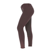 HKM Pantalon d'Équitation Lea Alos Full Grip Marron foncé