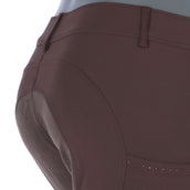 HKM Pantalon d'Équitation Lea Alos Full Grip Marron foncé