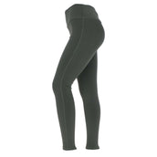 HKM Legging d'Équitation Equestrian Full Grip Vert Foncé