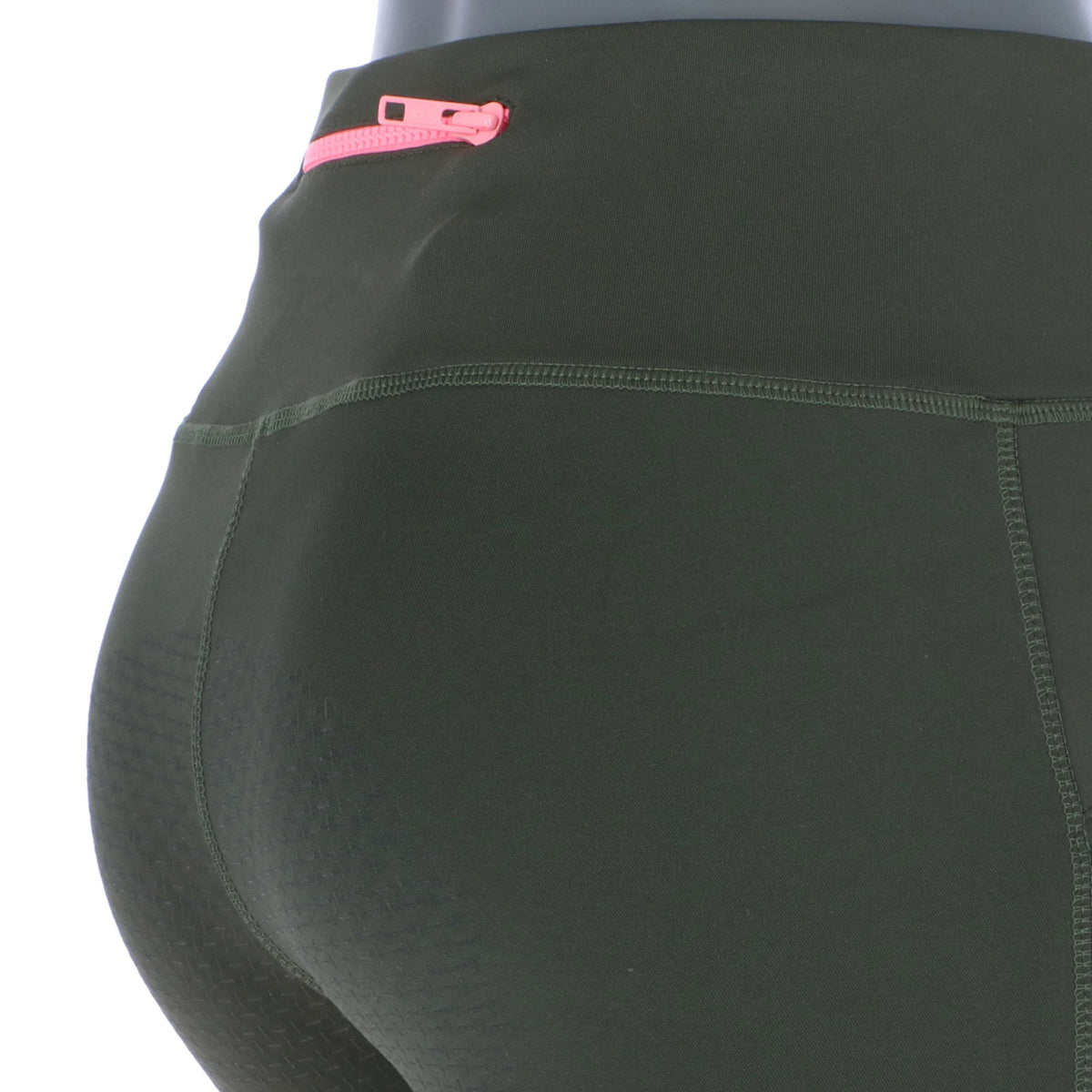 HKM Legging d'Équitation Equestrian Full Grip Vert Foncé