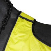 HKM Couvre-reins Reflective avec Doublure Fleece Néon Jaune