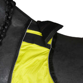 HKM Couvre-reins Reflective avec Doublure Fleece Néon Jaune