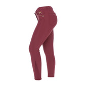 HKM Pantalon d'Équitation Beagle Full Grip Bordeaux