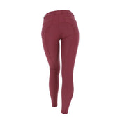 HKM Pantalon d'Équitation Beagle Full Grip Bordeaux