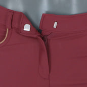 HKM Pantalon d'Équitation Beagle Full Grip Bordeaux