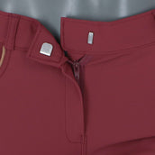 HKM Pantalon d'Équitation Beagle Knee Grip Bordeaux