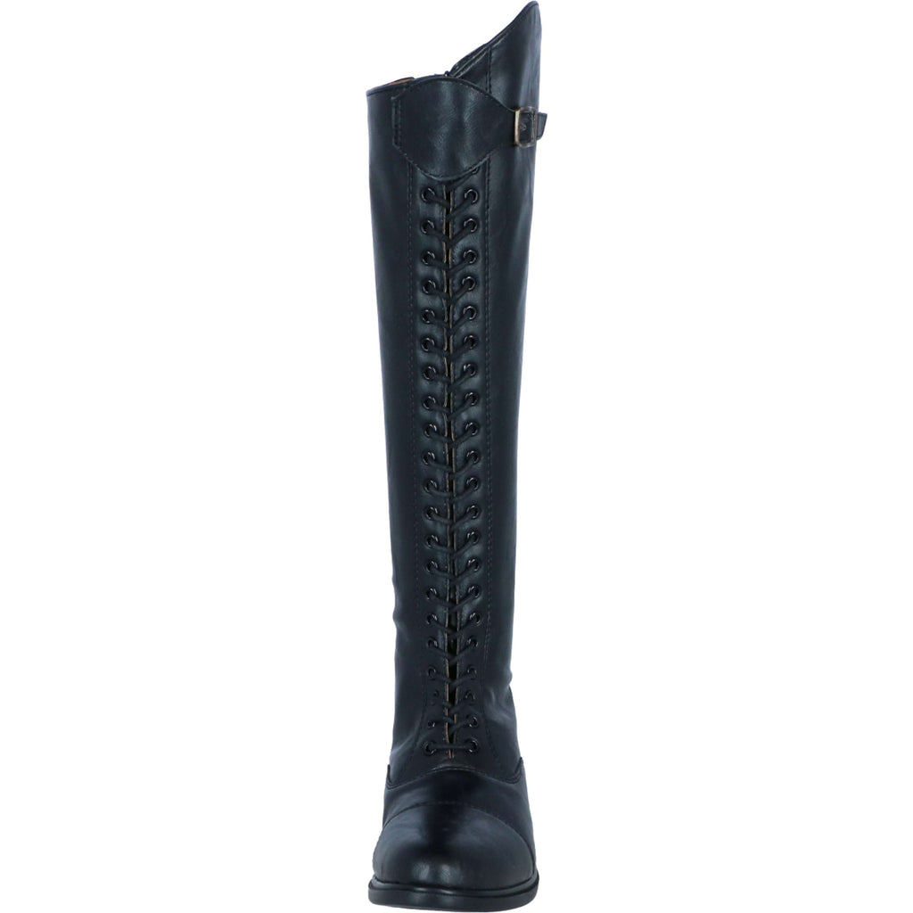 HORKA Bottes d'Équitation Lacey Synthétique Noir