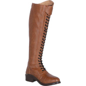 HORKA Bottes d'Équitation Lacey Synthétique Cognac