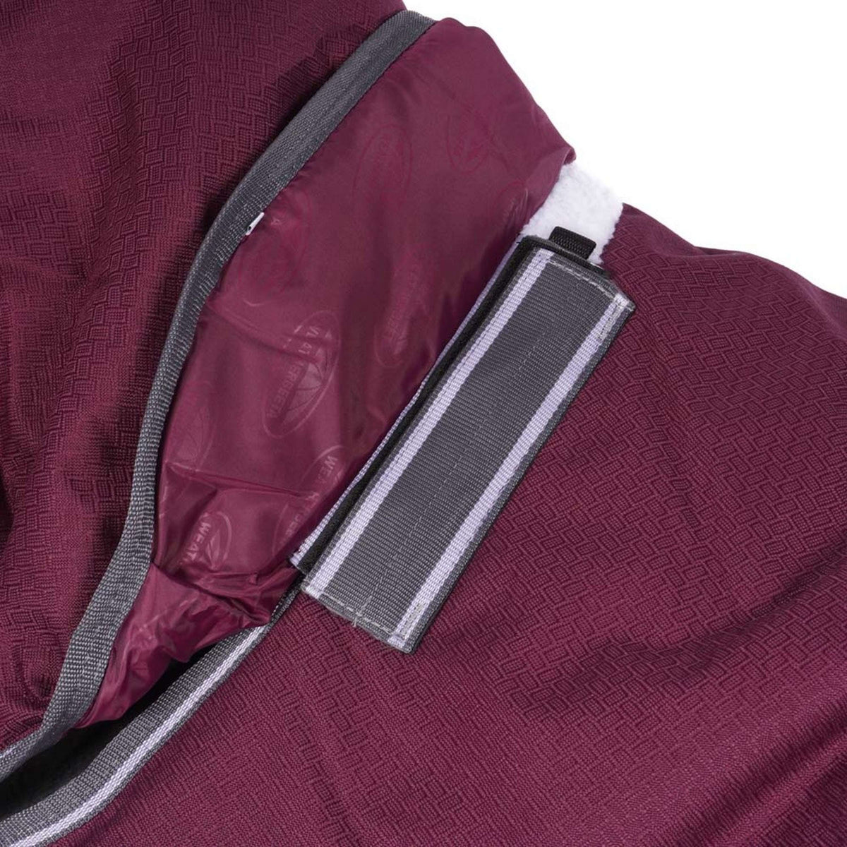 Weatherbeeta Couverture d'Hiver Comfitec Plus Dynamic II Detach-A-Neck Medium/Lite Maroon/Gris/Blanc