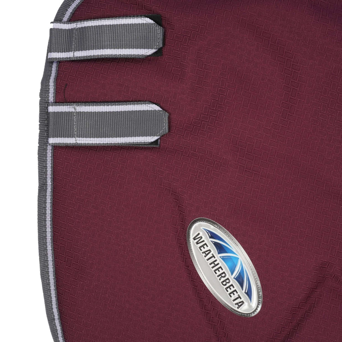 Weatherbeeta Couverture Imperméable Comfitec Plus Dynamic II Neck Rug Lite Maroon/Gris/Blanc