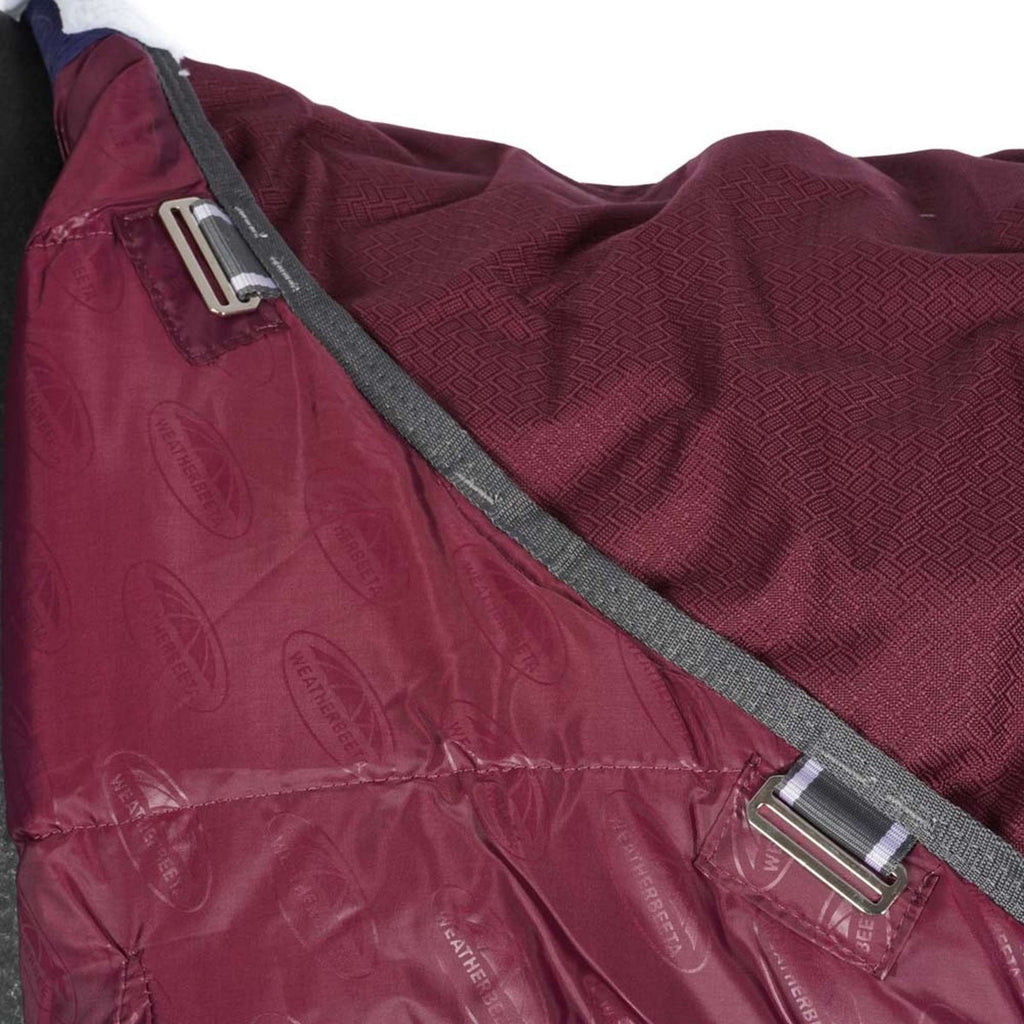 WeatherBeeta Couverture d'Hiver ComFiTec Plus Dynamic II Standard Neck Medium 220g Maroon/Gris/Blanc