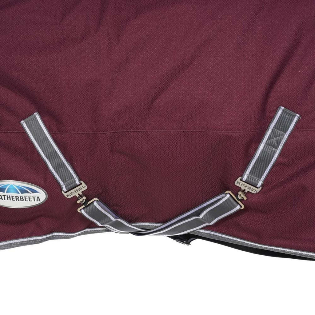 WeatherBeeta Couverture d'Hiver ComFiTec Plus Dynamic II Standard Neck Medium 220g Maroon/Gris/Blanc
