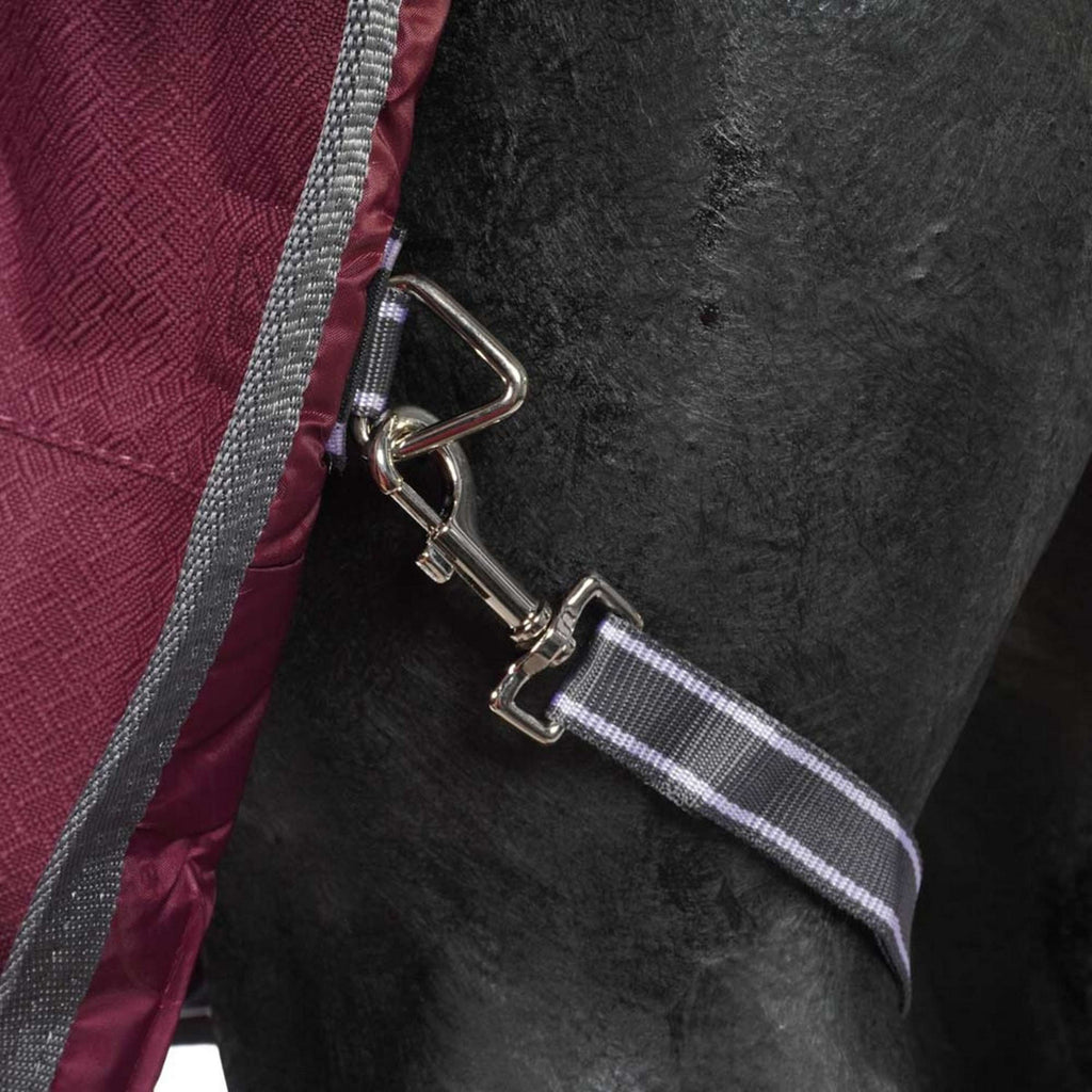 WeatherBeeta Couverture d'Hiver ComFiTec Plus Dynamic II Standard Neck Medium 220g Maroon/Gris/Blanc