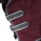 Weatherbeeta Couverture d'Hiver Comfitec Plus Dynamic II Combo Neck Medium 220g Maroon/Gris/Blanc